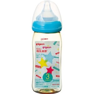 Bình sữa Pigeon cổ rộng 240ml xanh dương 3 4902508003445 1