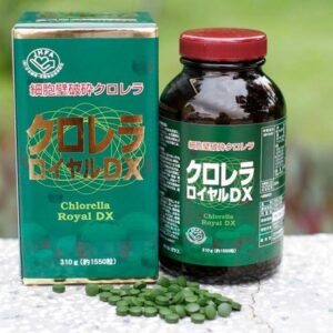 Tảo lục Chlorella Royal DX hoàng gia hộp 1550 viên - Hàng Nhật nội địa 5 tao luc chlorella royal dx nhat ban 1 1